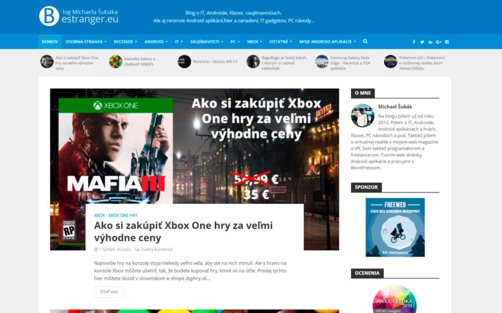 Osobný blog