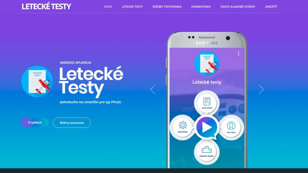 Letecké Testy – Web