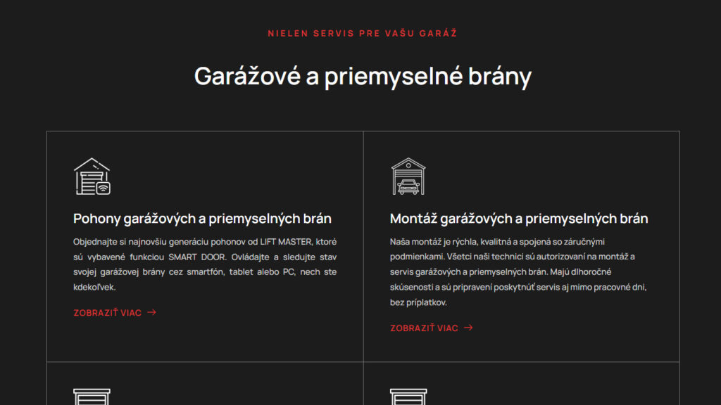 Branyservis, ukážka 2