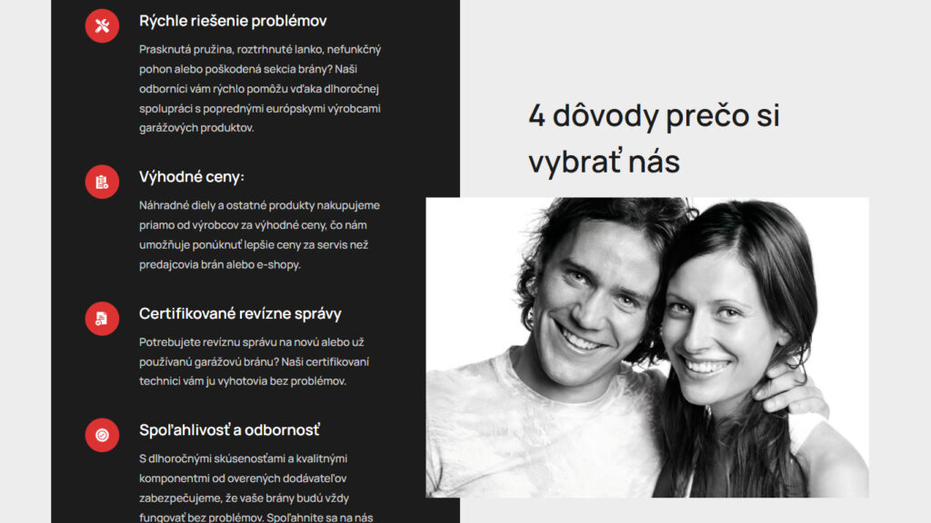 Branyservis, ukážka 3
